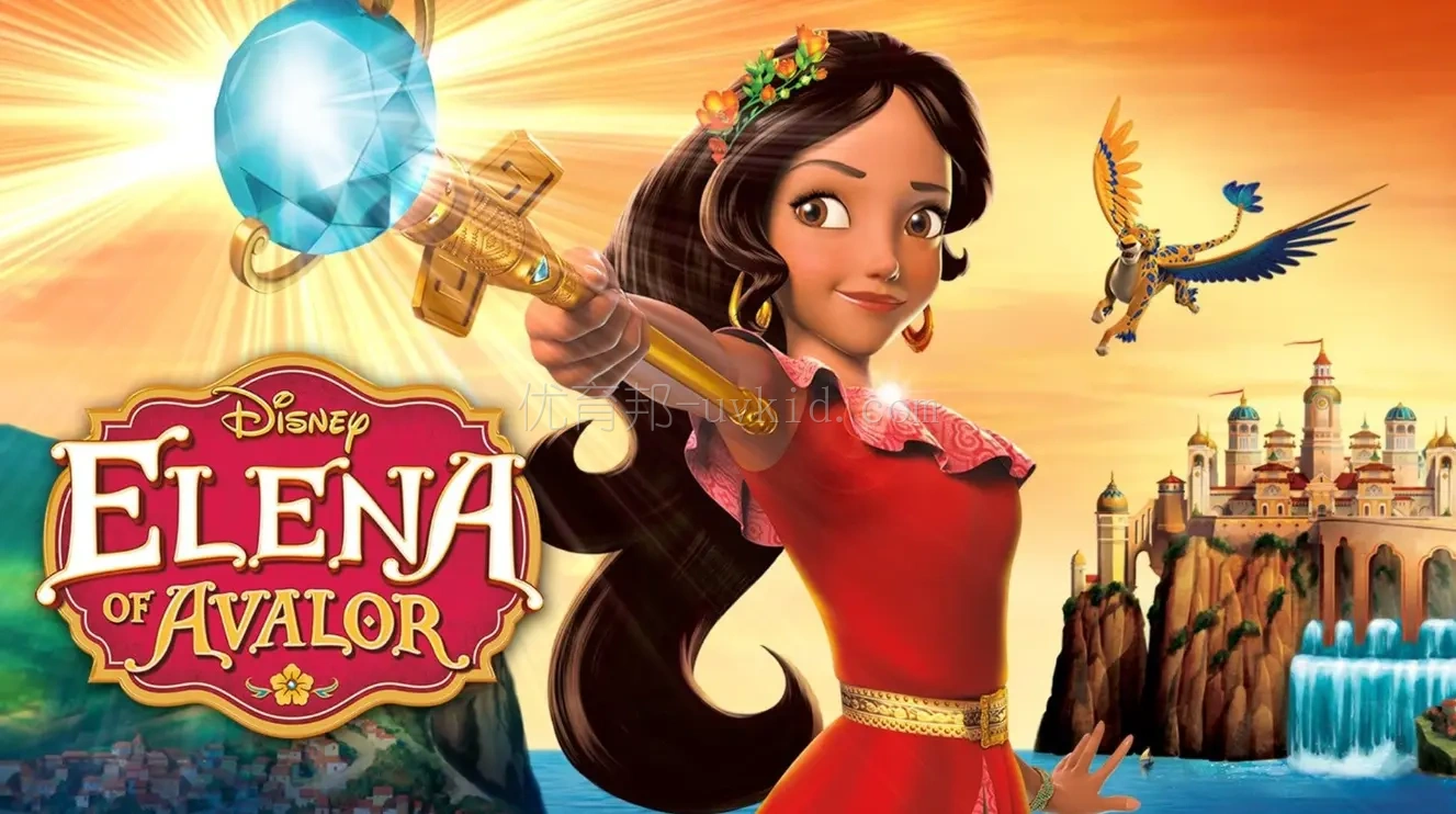 B21328-迪士尼《Elena of Avalor-艾莲娜公主》英文动画片全1-3季-共79集-1080P高清视频带英文字幕-00