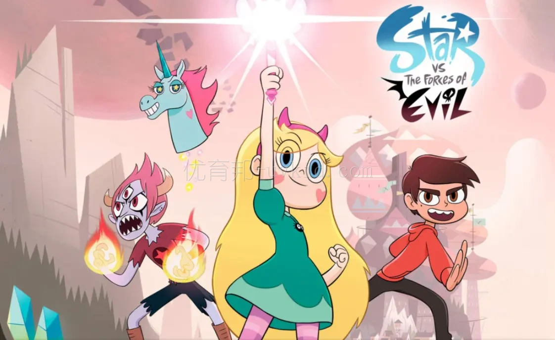 B21398-《Star vs the Forces of Evil - 星蝶公主》迪士尼英文动画-全四季-共140集-1080P高清视频带英文字幕-00